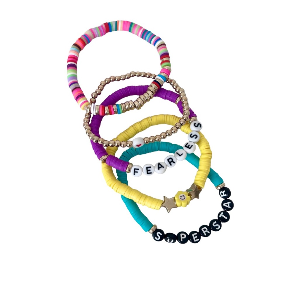 Taylor Swift girls stacked bracelets - Picture 2 of 2